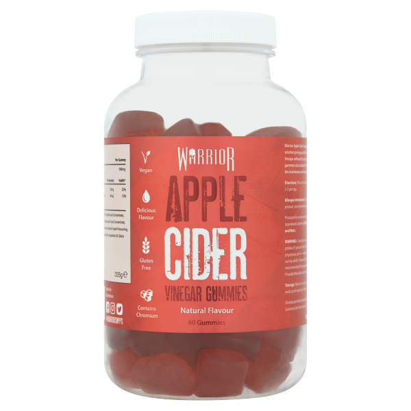 Warrior Apple Cider Vinegar Gummies 60 Gummies