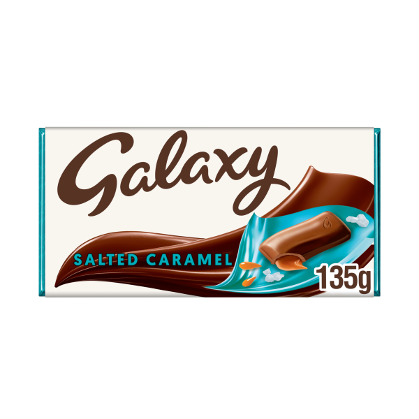 Galaxy Salted Caramel Chocolate Bar 135g