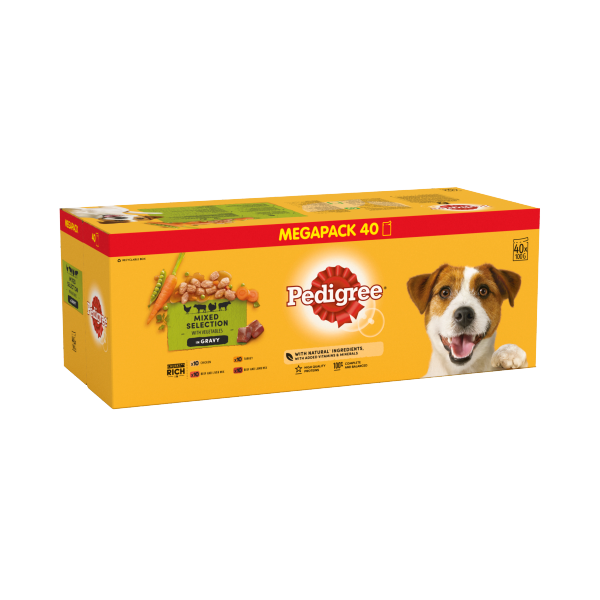 Pedigree senior outlet pouches