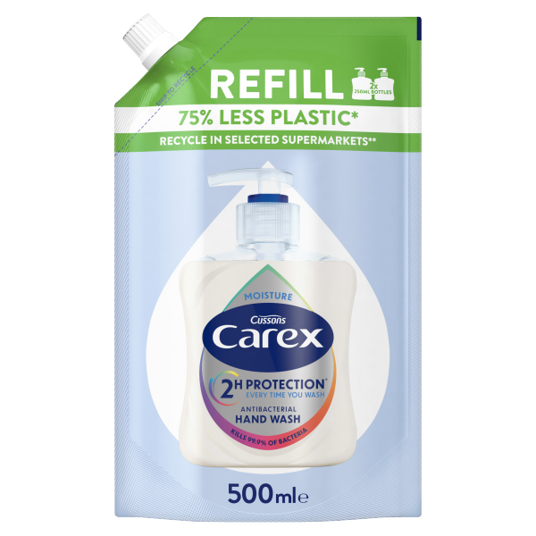 Carex Antibacterial Hand Wash Moisture Refill 500ml We Get Any Stock