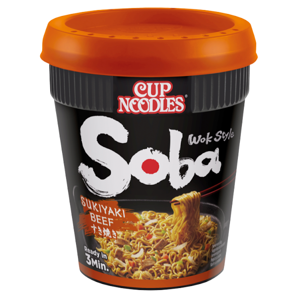 Nissin Cup Noodles Soba Wok Style Sukiyaki Beef 89g