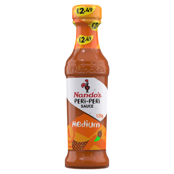 Nandos Medium Peri Peri Sauce PM £2.49 125g