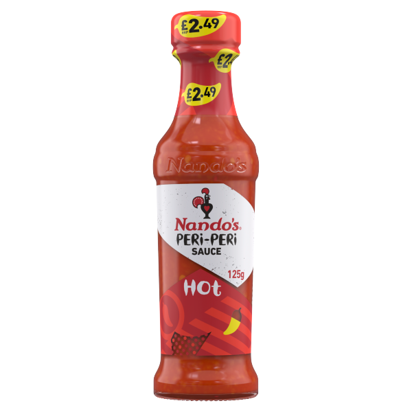 Nandos Hot Peri Peri Sauce PM £2.49 125g