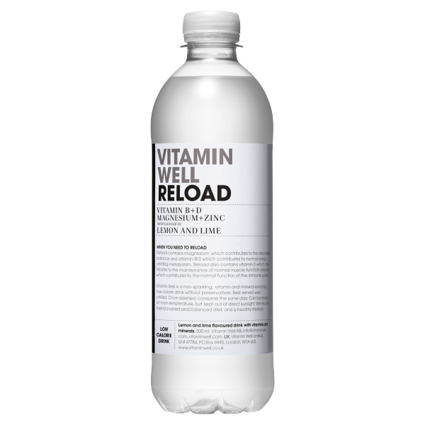 Vitamin Well Reload with Flavour of Lemon and Lime 500ml