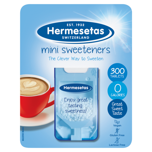 Hermesetas Mini Sweeteners 300 Tablets 3.9g