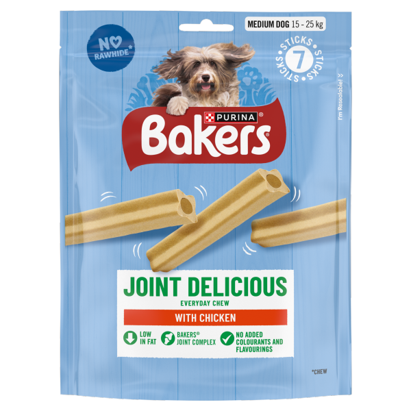 BAKERS Joint Delicious Medium Dog Treat Chicken 180g