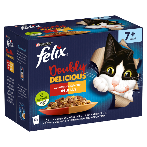 FELIX AS GOOD AS IT LOOKS Meaty Selection in Jelly Wet Cat Food 12 