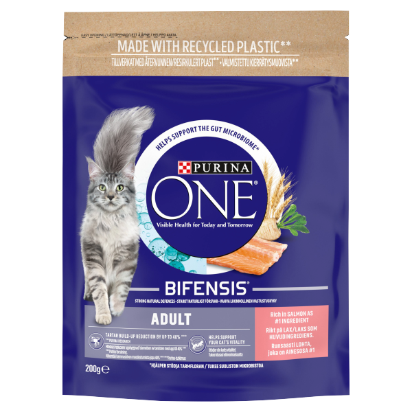 Purina ONE Adult Dry Cat Food Salmon 200g We Get Any Stock