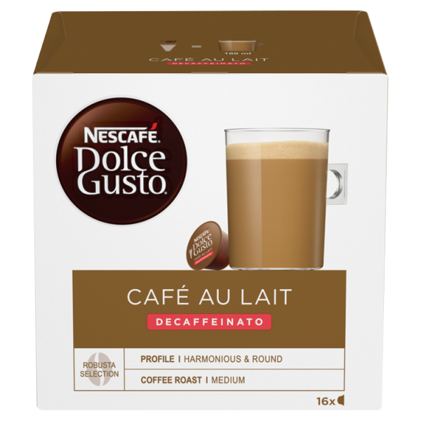 Nescafe Dolce Gusto Cafe Au Lait Decaf 16 Cap 160g We Get Any Stock