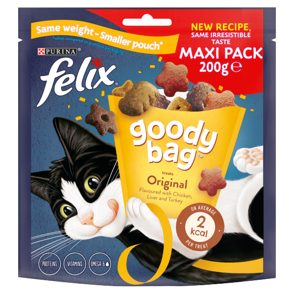 Felix Goody Bag Cat Treats Maxi Pack Original 200g