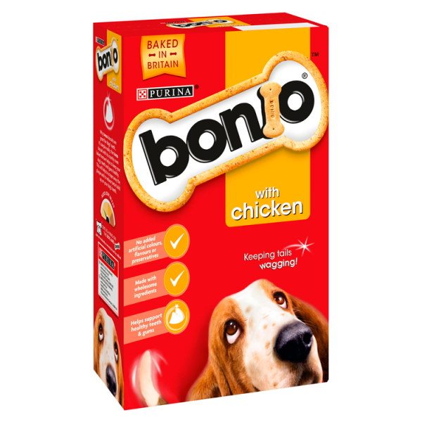 Bonio Dog Biscuit Chicken Flavour 1.2kg