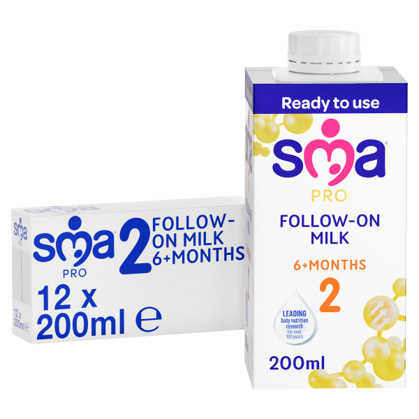 SMA Pro Follow-On Milk 6 Month+ 200ml