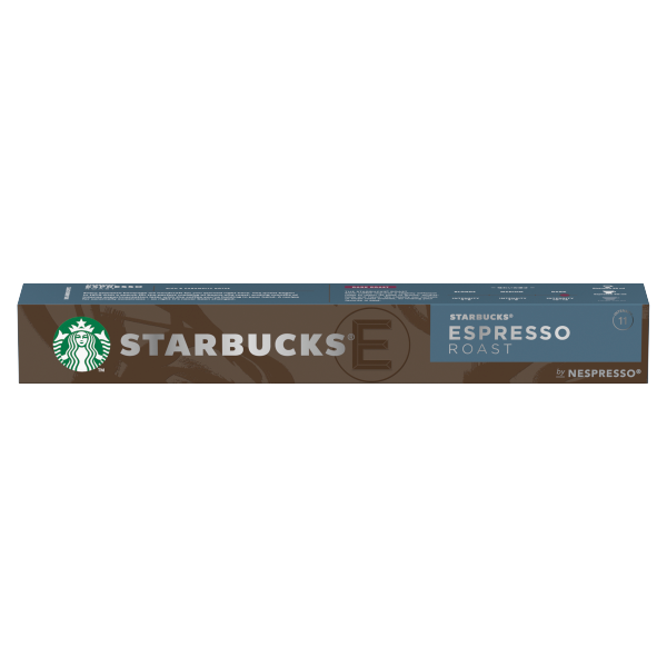 Starbucks by Nespresso Espresso Roast Coffee Pods, 10 Capsules, 57g
