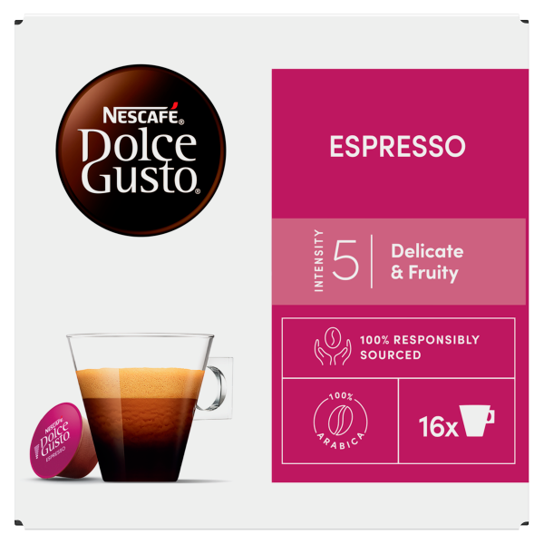 Nescafé Dolce Gusto, Cappuccino, 16 coffee pods, Pack x 3