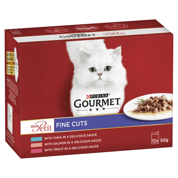Gourmet mon petit cat food sales