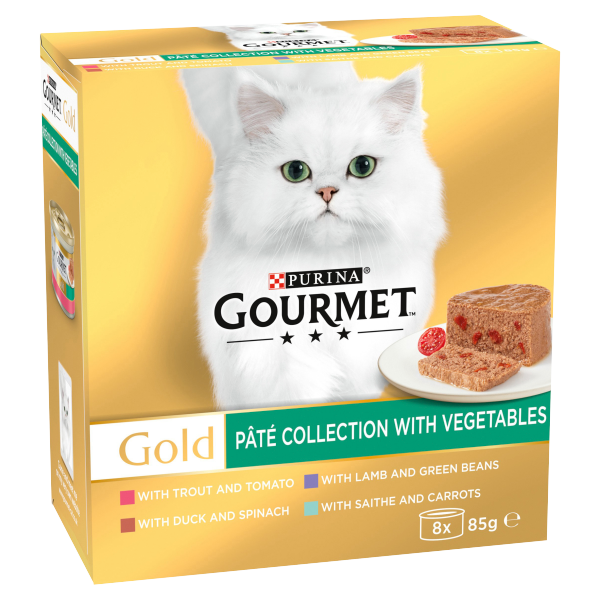 Gourmet Gold Pate With Vegetables 8x85g
