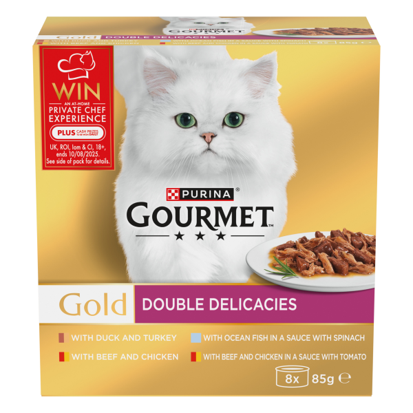 Gourmet Gold Double Delicacies 8 x 85g (680g)