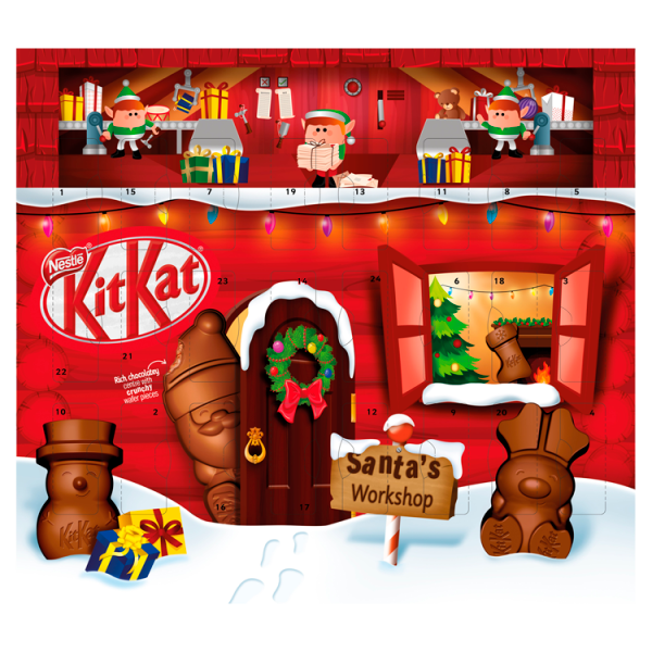 Kit Kat Santa Milk Chocolate Advent Calendar 195g We Get Any Stock