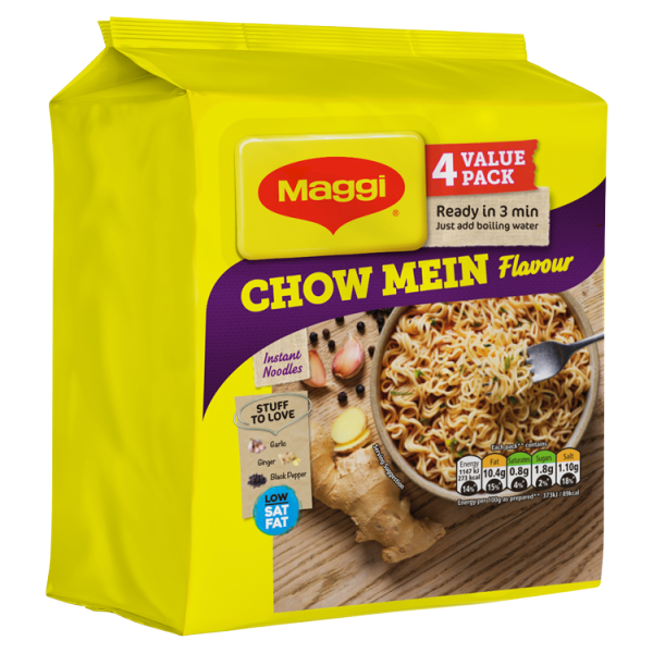 Maggi 3 Minute Noodles Chow Mein Flavour 4x59g We Get Any Stock