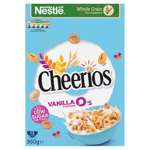 Cheerios Vanilla Flavoured O's 360g