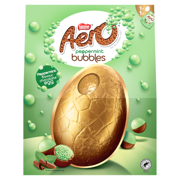 Aero Peppermint Mint Chocolate Giant Easter Egg 230g We Get Any Stock