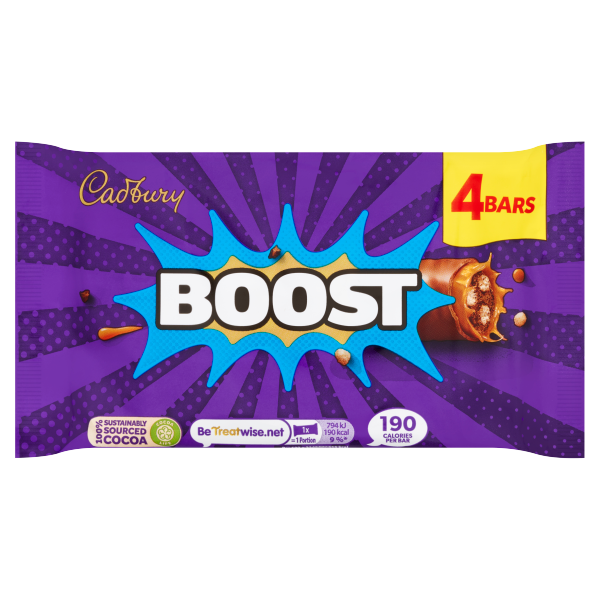 Cadbury Boost Bars 4 x 37g (148g)