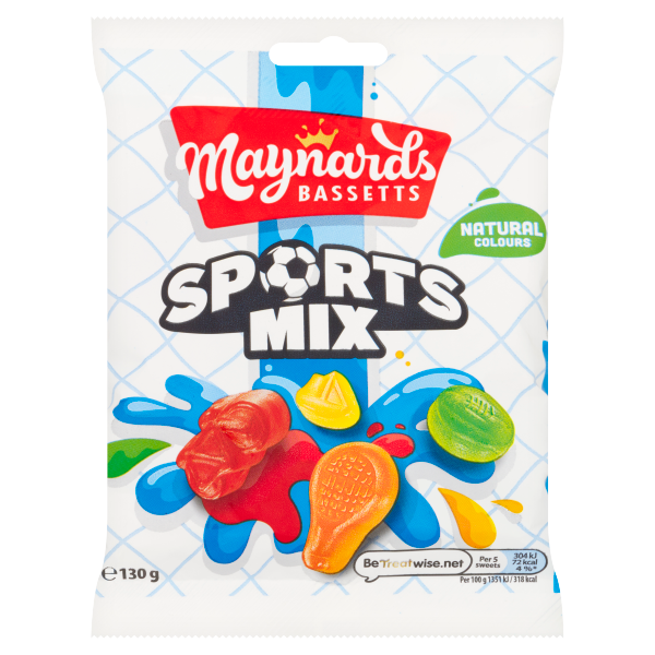 Maynards Bassetts Sports Mix 130g