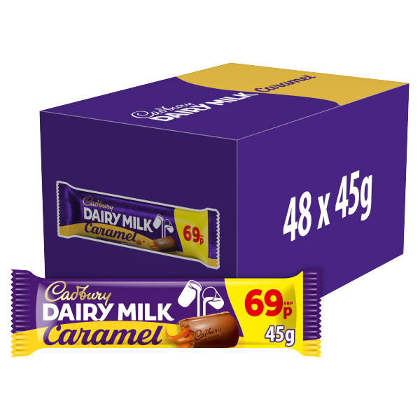 Cadbury Dairy Milk Caramel Chocolate Bar 69P 45g