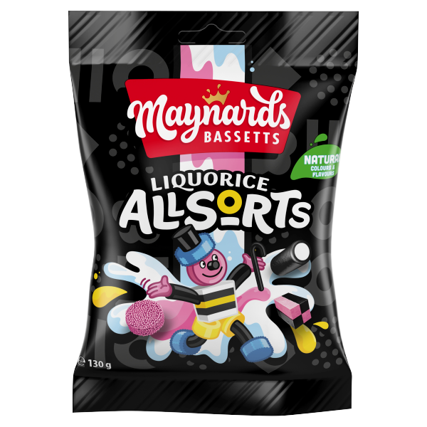 Maynards Bassetts Liquorice Allsorts 130g