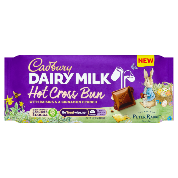 Cadbury Dairy Milk Hot Cross Bun Chocolate Bar 110g We Get Any Stock
