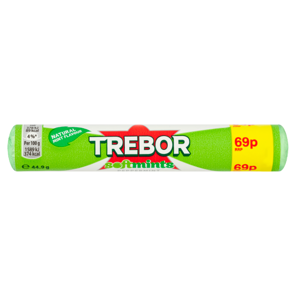 Trebor Softmints Peppermint Pm 69p 44.9g