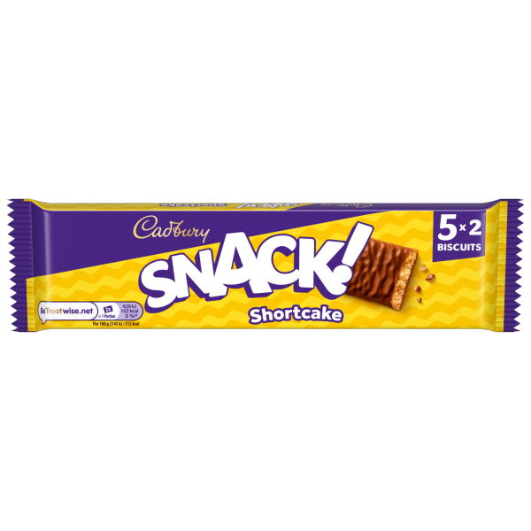 Cadbury Snack Shortcake 5Pk 100g