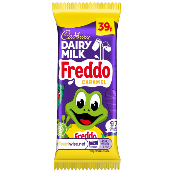 Cadbury Dairy Milk Freddo Caramel Chocolate Bar Pm 39p 19.5g