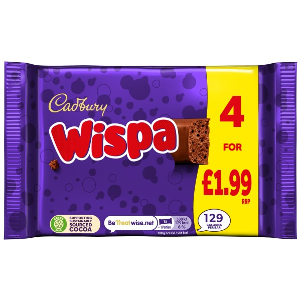 Cadbury Wispa Pm £1.99 94.8g