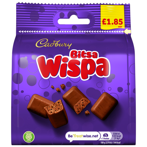 Cadbury Bitsa Wispa Pm £1.85 85g