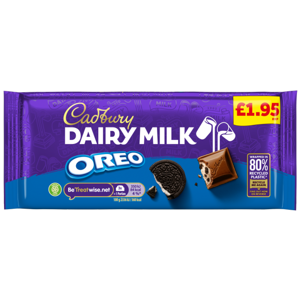 Cadbury Oreo Dairy Milk Pm £1.95 120g