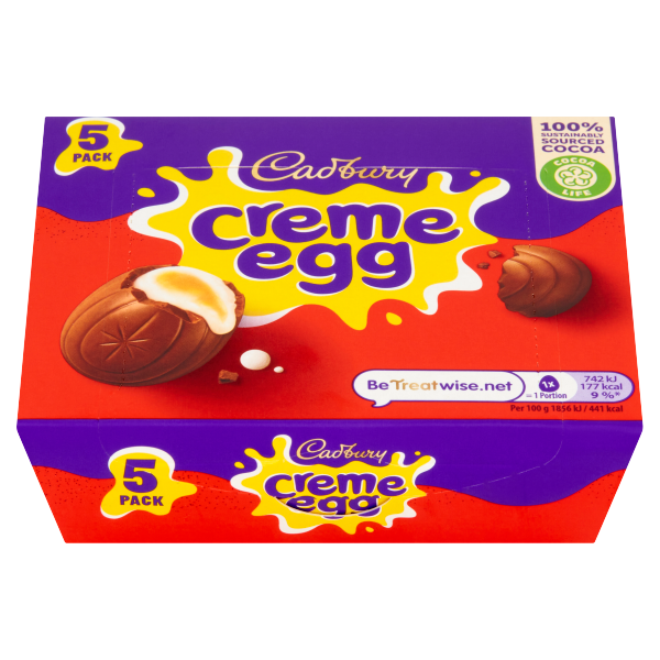 Cadbury Creme Egg 5 Pack 200g