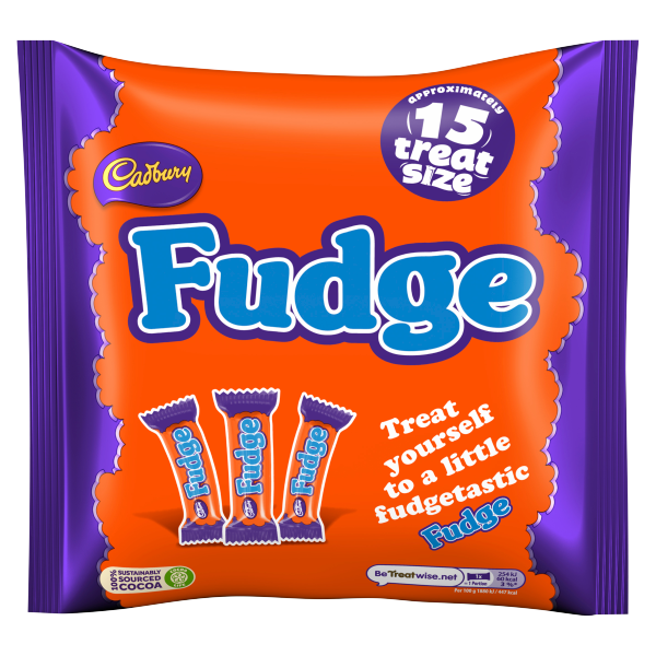 Cadbury Fudge 15 Treatsize Bars 202g