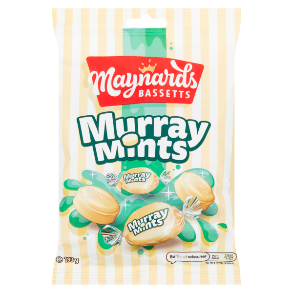 Maynards Bassetts Murray Mints Sweets Bag 193g