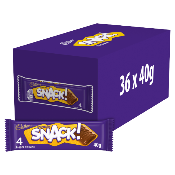 Cadbury Snack Shortcake Chocolate Biscuit 40g