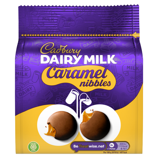 Cadbury Dairy Milk Caramel Nibbles Bag 95g We Get Any Stock