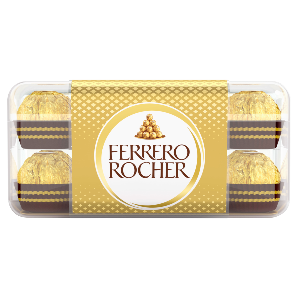 Ferrero Rocher Chocolate Pralines Gift Box of Chocolate 16 Pieces (200g