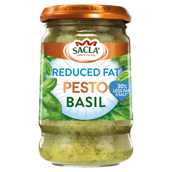 Sacla' Reduced Fat Basil Pesto 190g