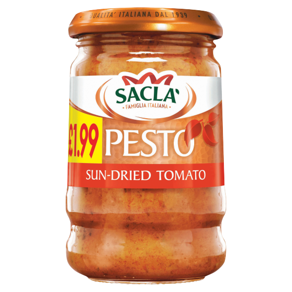Sacla' Pesto SunDried Tomato 190g We Get Any Stock