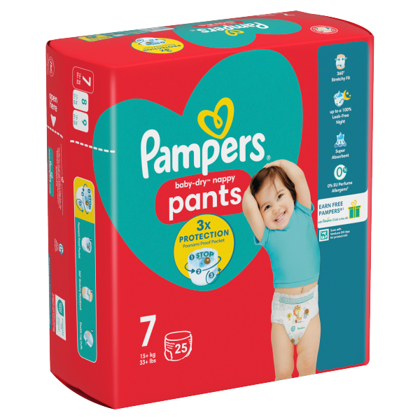 Pampers hot sale 7 nappies