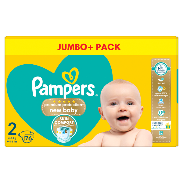 Pampers 76 pack store price