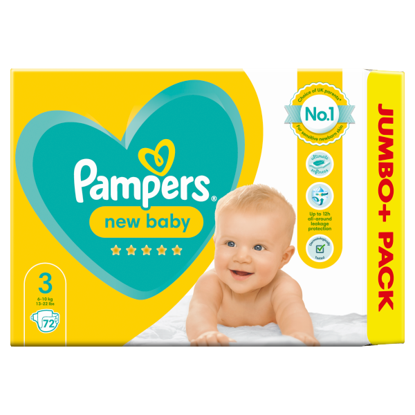 Pampers 3 hot sale nappies