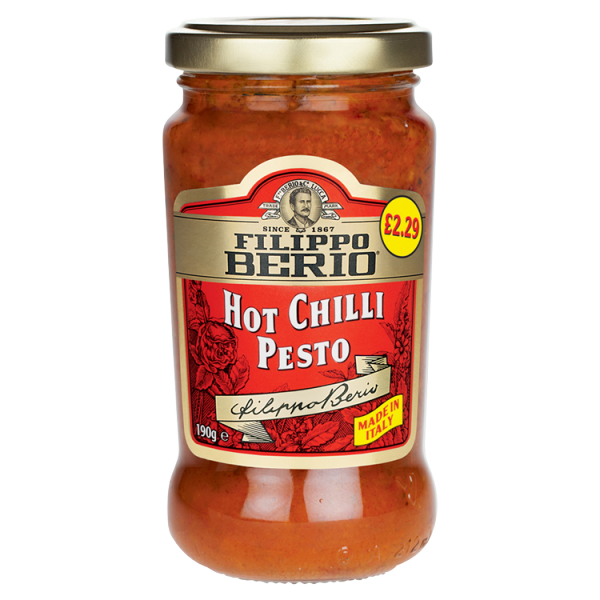 Filippo Berio Hot Chilli Pesto PM£2.29 190g