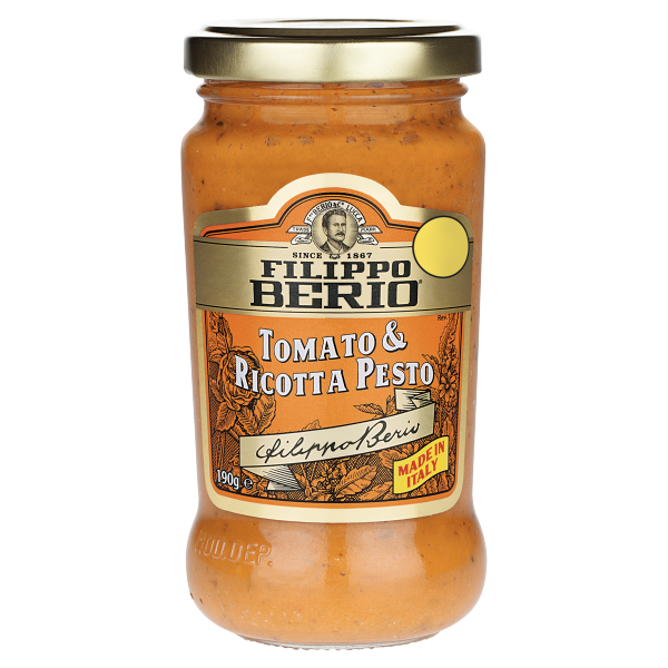 Filippo Berio Tomato & Ricotta Pesto 190g