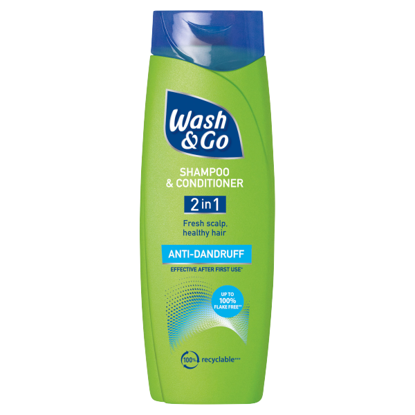 Wash & Go 2 in 1 Shampoo & Conditioner AntiDandruff 200ml We Get Any